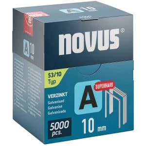 Novus Feindrahtklammern A 53 Länge 10 mm 5.000 Stück