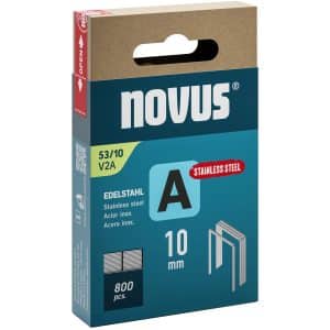 Novus Feindrahtklammern A 53 Länge 10 mm 800 Stück