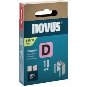 Novus Feindrahtklammern D 53 F Länge 10 mm 600 Stück