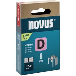 Novus Feindrahtklammern D 53 F Länge 8 mm 1.200 Stück