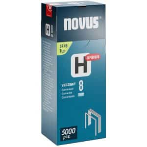 Novus Feindrahtklammern Superhart H 37 Länge 8 mm 5.000 Stück