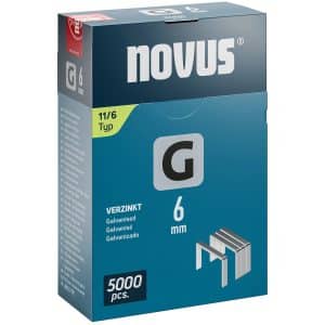 Novus Flachdrahtklammern G 11 Länge 6 mm 5.000 Stück