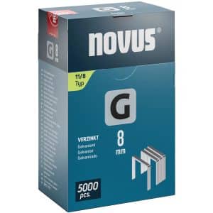 Novus Flachdrahtklammern G 11 Länge 8 mm 5.000 Stück