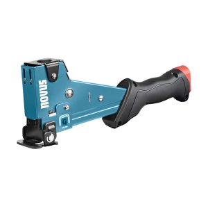 Novus Tools Hammertacker J-055 6–14 mm Typ G Premium-Tacker für Flachdrahtklammern mit Prallplatte für Oberflächenschutz 030-0454