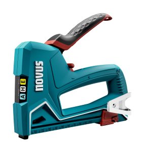 Novus Tools Handtacker J-50 Profi-Tacker aus Aluminium für Feindrahtklammern 6-14mm & Nägel 16mm 030-0449
