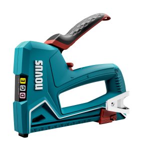Novus Tools Handtacker J-51 Profi-Tacker aus Aluminium für Flachdrahtklammern 6-14 mm & Nägel 16mm 030-0450