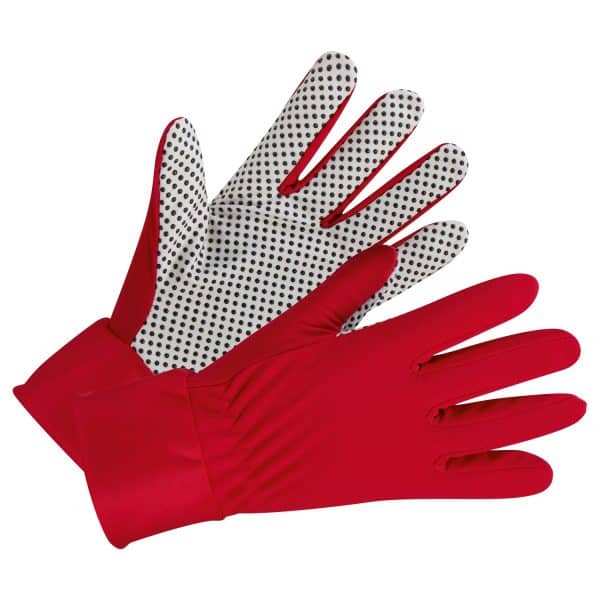 Nylonhandschuh Rot Gr. 8