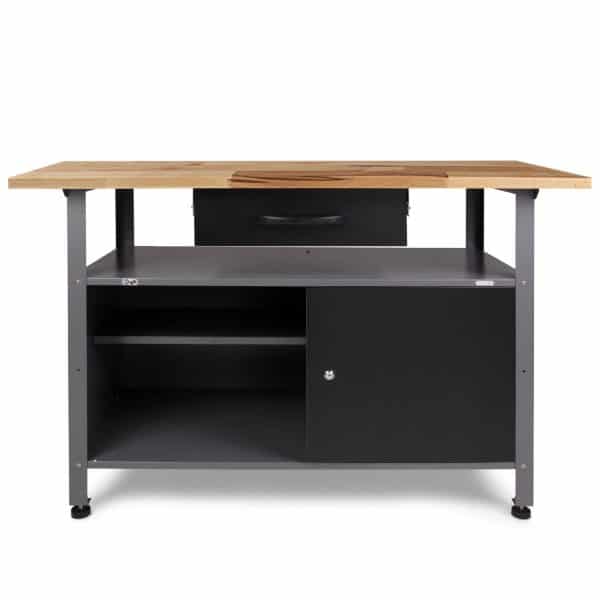 Ondis24 Werkbank Klaus 120 cm 1 Schieber 1 Tür Werkstatteinrichtung