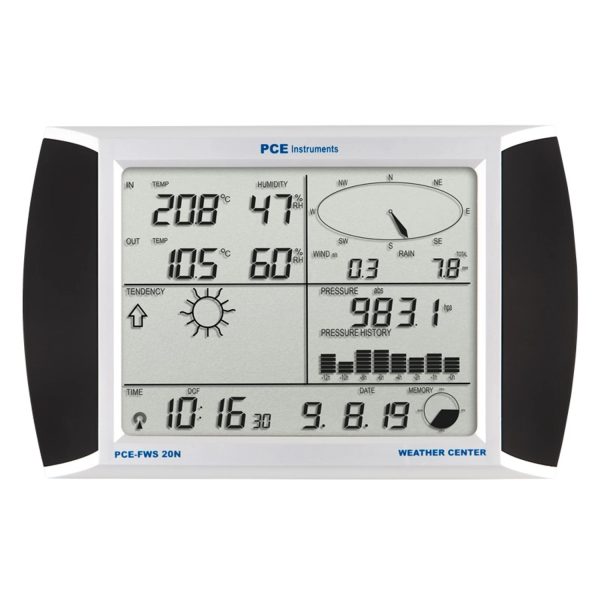 PCE Instruments Wetterstation mit Außensensor FWS 20N 2
