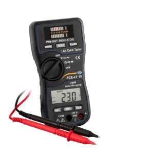 PCE LAN Digitalmultimeter für Netzwerkkabel LCD  LT 15 PCE Instruments LAN Digitalmultimeter für Netzwerkkabel LCD  LT 15