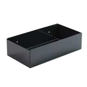 PROREGAL Ablageschale für Werkstattwagen Cheetah Pulverbeschichteter Stahl HxBxT 6 x 22 x 12 cm Anthrazitgrau