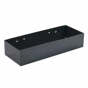 PROREGAL Ablageschale für Werkstattwagen Cheetah Pulverbeschichteter Stahl HxBxT 6 x 30 x 12 cm Anthrazitgrau