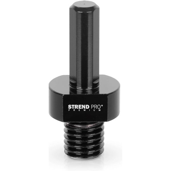 PROREGAL Adapter für Diamant Bohrkronenaufsatz Premium Crystal Adapter M14 an 3 / 8 Sechskantschaft Winkelschleifer Flex M14