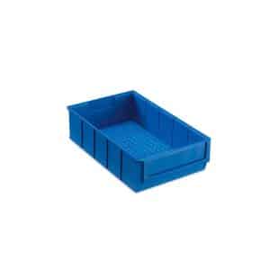 PROREGAL Blaue Industriebox 300 B HxBxT 81 x 183 x 30 cm 34 LiterSichtlagerkasten Sortimentskasten