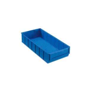 PROREGAL Blaue Industriebox 400 B HxBxT 81 x 183 x 40 cm 47 LiterSichtlagerkasten Sortimentskasten