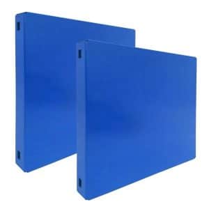 PROREGAL Doppelpack 2x Memoboard aus Stahl Geschlossen HxBxT 30 x 30 x 3