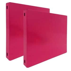 PROREGAL Doppelpack 2x Memoboard aus Stahl Geschlossen HxBxT 30 x 30 x 3