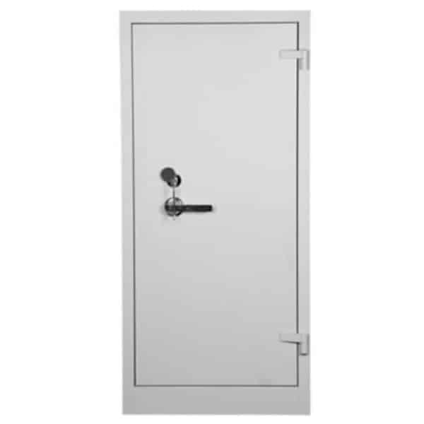 PROREGAL Feuerschutzschrank Shark 4 Ordernhöhen HxBxT 150 x 70 x 55 cm Grau