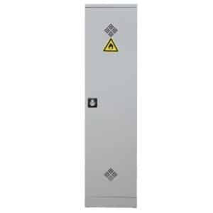 PROREGAL Gefahrstoffschrank Snake HxBxT 195 x 50 x 42 cm Grau