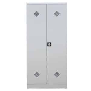 PROREGAL Gefahrstoffschrank Snake HxBxT 195 x 92 x 42 cm Grau