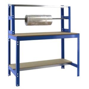 PROREGAL Packtisch Buffalo HxBxT 84 x 90 x 61 cm Traglast 400 kg Blau