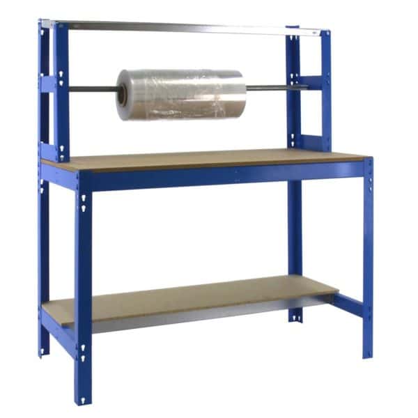 PROREGAL Packtisch Buffalo HxBxT 84 x 90 x 61 cm Traglast 400 kg Blau