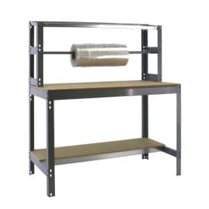 PROREGAL Packtisch Buffalo HxBxT 84 x 90 x 61 cm Traglast 400 kg Grau