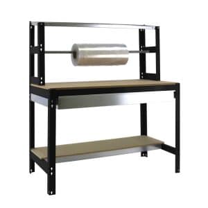 PROREGAL Packtisch Buffalo mit Schubfach HxBxT 84 x 90 x 76 cm Traglast 400 kg Anthrazit
