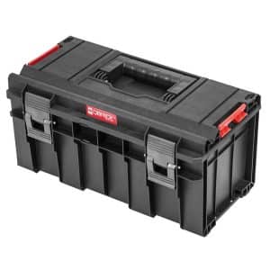 PROREGAL QBRICK Werkzeugkasten Pro HxBxT 26 x 45 x 24 cm 14 Liter Mit Deckgriff Mit Klemmverschlüsse Schwarz