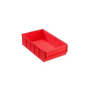 PROREGAL Rote Industriebox 300 B HxBxT 81 x 183 x 30 cm 34 LiterSichtlagerkasten Sortimentskasten