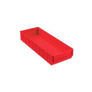 PROREGAL Rote Industriebox 500 B HxBxT 81 x 183 x 50 cm 6 LiterSichtlagerkasten Sortimentskasten