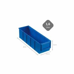 PROREGAL SparSet 10x Blaue Industriebox 300 S HxBxT 8