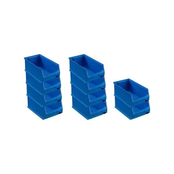 PROREGAL SparSet 10x Blaue Sichtlagerbox 4