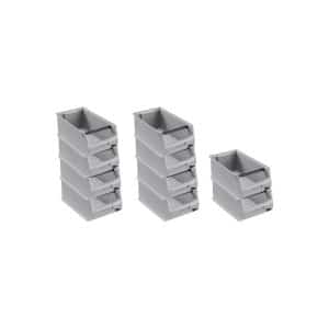PROREGAL SparSet 10x Graue Sichtlagerbox 4
