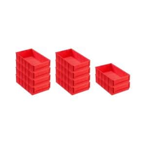 PROREGAL SparSet 10x Rote Industriebox 300 B HxBxT 8