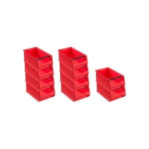 PROREGAL SparSet 10x Rote Sichtlagerbox 4