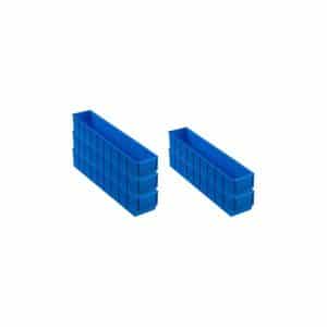 PROREGAL SparSet 5x Blaue Industriebox 500 S HxBxT 8