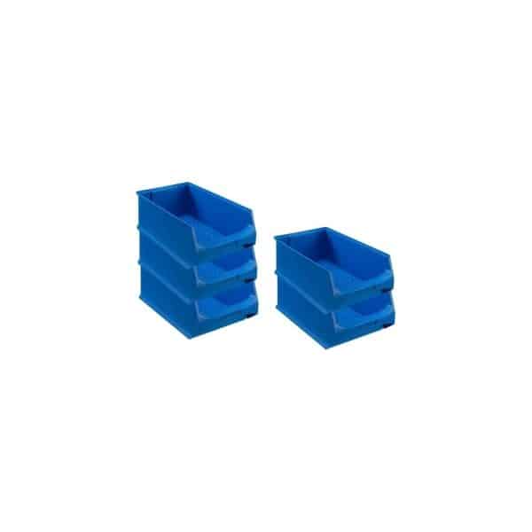 PROREGAL SparSet 5x Blaue Sichtlagerbox 5