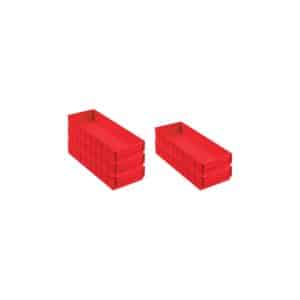 PROREGAL SparSet 5x Rote Industriebox 500 B HxBxT 8