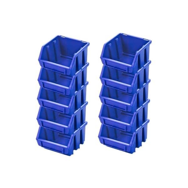 PROREGAL SuperSparSet 10x Sichtlagerbox 1 HxBxT 7