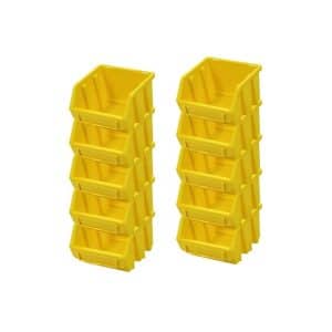 PROREGAL SuperSparSet 10x Sichtlagerbox 1 HxBxT 7