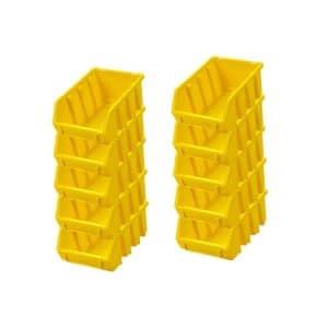 PROREGAL SuperSparSet 10x Sichtlagerbox 2 HxBxT 7