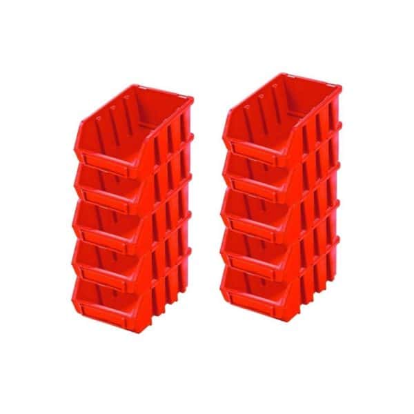 PROREGAL SuperSparSet 10x Sichtlagerbox 2 HxBxT 7