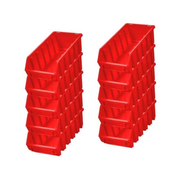 PROREGAL SuperSparSet 10x Sichtlagerbox 2L HxBxT 7