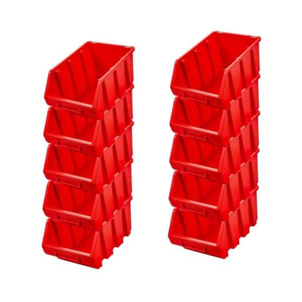 PROREGAL SuperSparSet 10x Sichtlagerbox 3 HxBxT 12