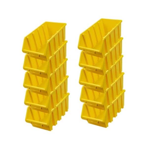 PROREGAL SuperSparSet 10x Sichtlagerbox 4 HxBxT 15