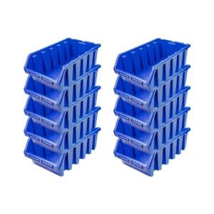 PROREGAL SuperSparSet 10x Sichtlagerbox 5 HxBxT 18