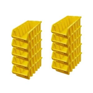 PROREGAL SuperSparSet 10x Sichtlagerbox 5 HxBxT 18