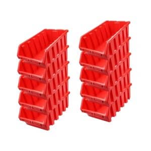 PROREGAL SuperSparSet 10x Sichtlagerbox 5 HxBxT 18