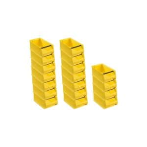 PROREGAL SuperSparSet 18x Gelbe Sichtlagerbox 4